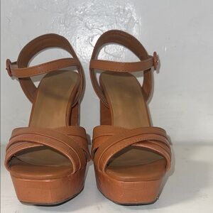 BAMBOO Brown Platform Sandals